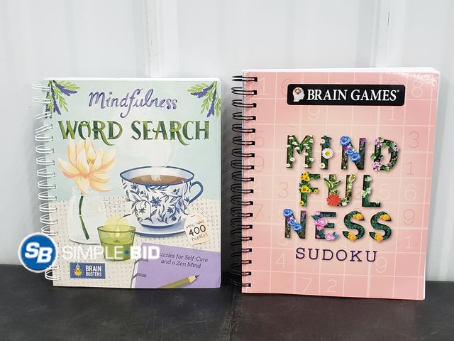 Lot 58-83068 - Lot of (2) Puzzle Books - Sodoku and Word Searches