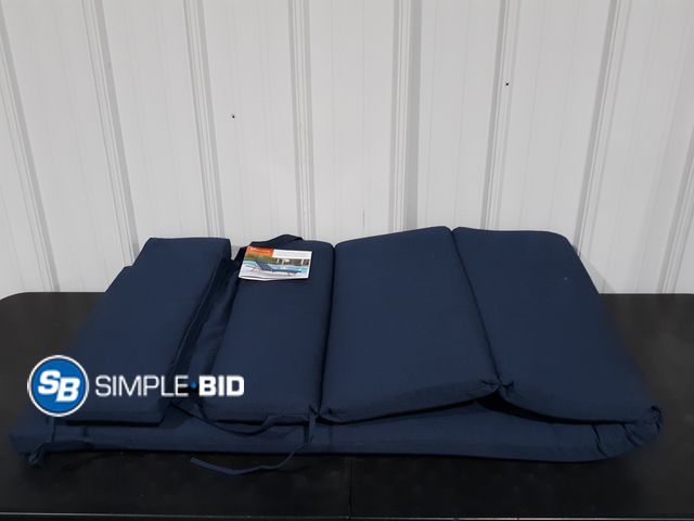 Lot 58-32779 - Blue Sunbrella Outdoor Lounge Chair Pad