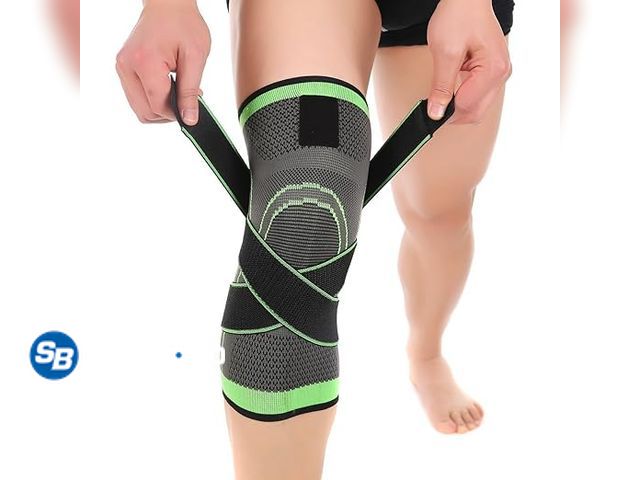 Lot 58-17723 - New Knee Sleeve, Knee Pads Compression Fit Support -for Joint Pain and Arthritis Relief, Improved Ci...