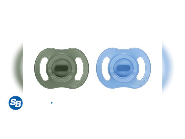 Lot 58-38631 - New Tommee Tippee Ultra-light StayPut Pacifier, 6-18 Months, One-Piece Silicone Design, 2 Pack