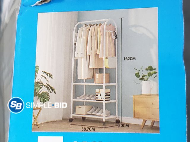 Lot 58-75641 - Rolling Coat Rack