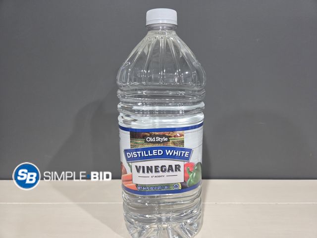 Lot 58-51102 - Old Style Distilled White VINEGAR - 64 fl oz - unopened