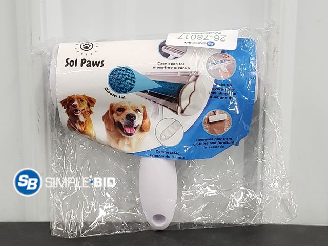 Lot 58-78017 - Sol Paws Pet Hair Roller