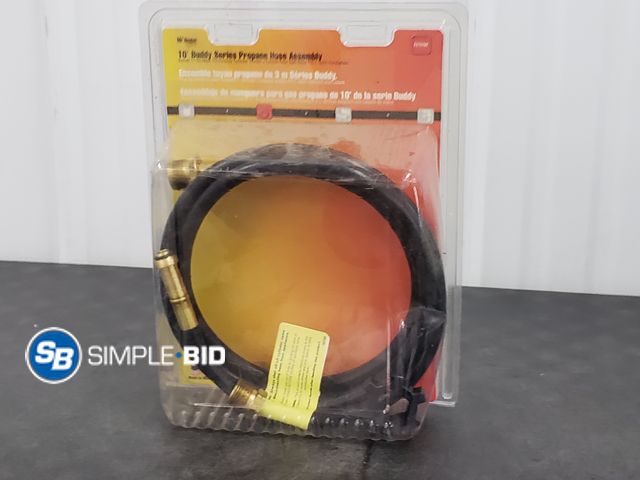 Lot 58-67700 - Mr. Heater 10' Buddy Series Propane Hose assembly - unopened (has been stored for a little bit)