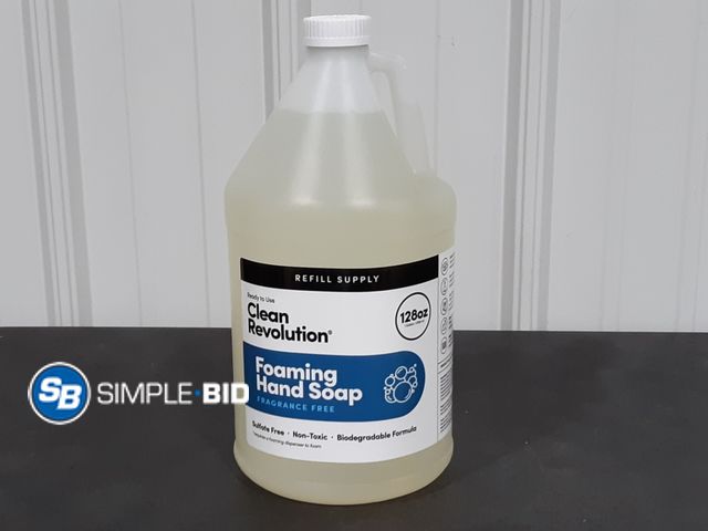 Lot 58-35202 - New Ready to Use Clean Revolution Foaming HAND SOAP 128 oz 1 gallon