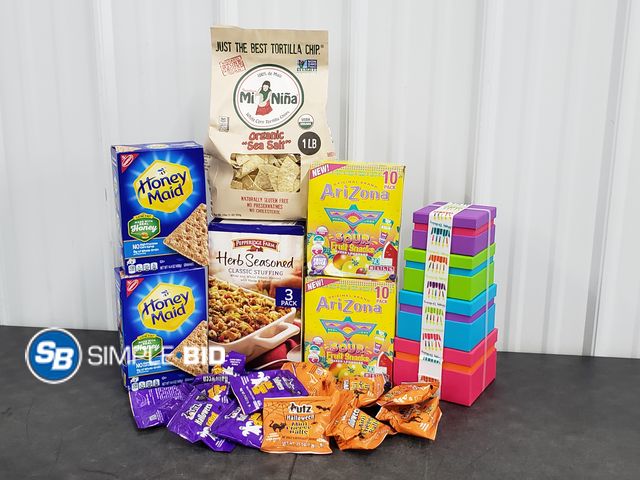 Lot 58-80715 - FOOD LOT! Lot of Various Foods - unopened - expired