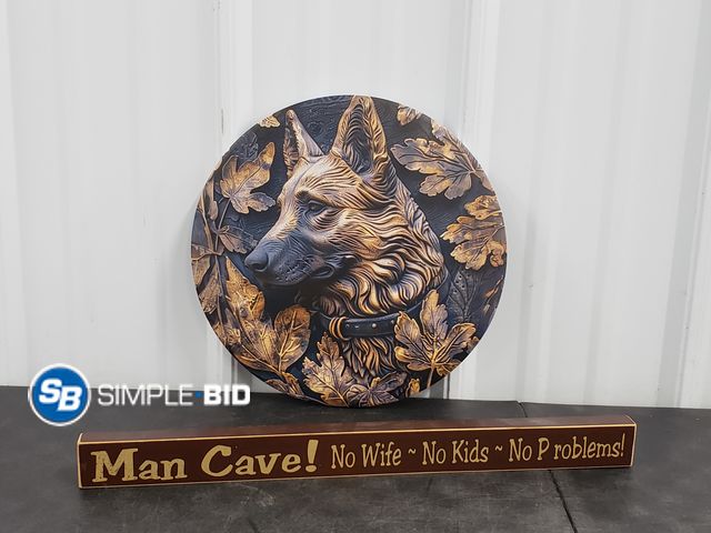 Lot 58-67522 - Lot of (2) Decorative Signs