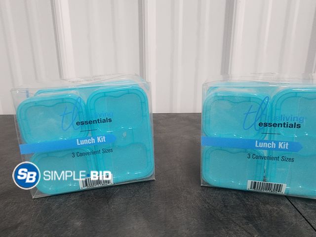 Lot 58-40292 - Lot of (2) New True living Essentials LUNCH kit - 3 Conveninet sizes