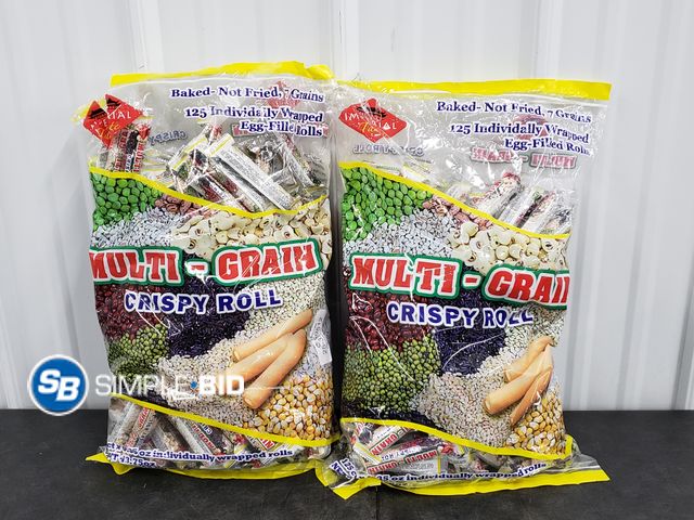 Lot 58-58530 - Lot of (2) Multi-Grain Crispy Roll Packages - individually wrapped