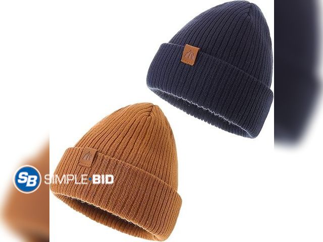 Lot 58-21472 - Lot of (2) New Toddler Beanie Hats