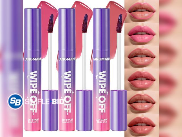 Lot 58-68468 - New Jolilab Lip Stain Masque,Wipe Off Lip Tint,Waterproof,Transfer proof,Highly Pigmented,Ultra Long...