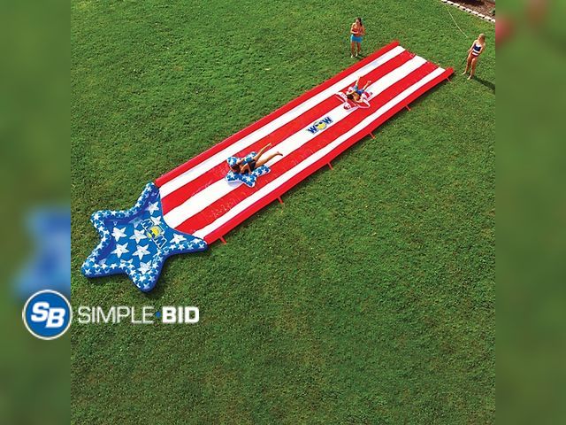 Lot 58-67258 - New Watersports Americana Stars &amp; Stripes Super Slide - (SLEDS ONLY)