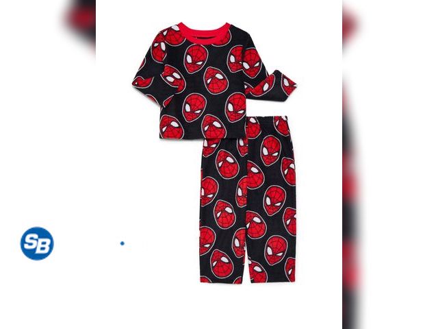 Lot 58-58862 - New Spider-Man Toddler Boys Microfleece Pajama Top and Pants Set, 2-Piece, Size 2T