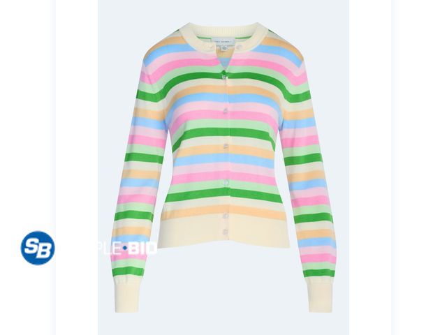 Lot 58-71370 - New Free Assembly Women's Classic Cardigan Sweater with Long Sleeves, Lightweight, Size L