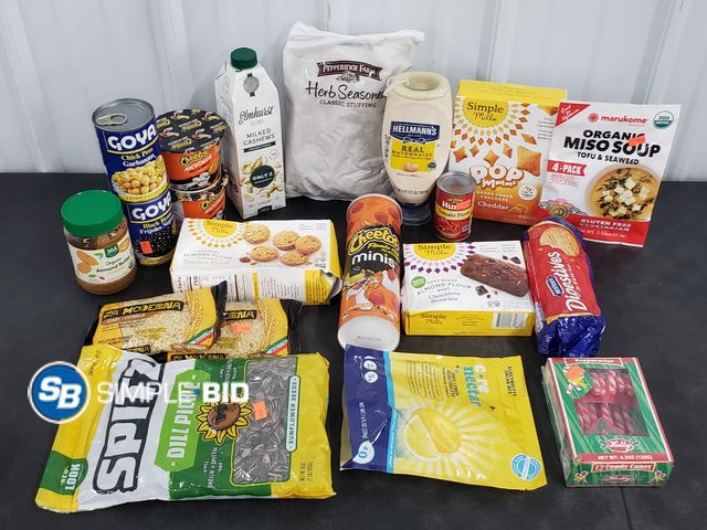 Lot 58-83093 - FOOD LOT! Lot of Various Foods - unopened - expired