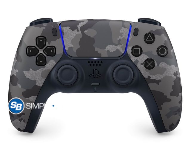 Lot 58-54199 - New Sony PS5 DualSense Wireless Controller - Gray Camouflage