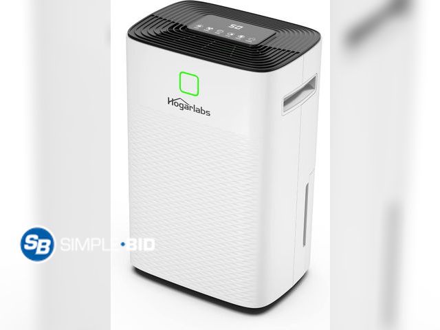 Lot 58-75949 - HOGARLABS 34 Pint Smart Dehumidifiers for Home and Basements, with 3 Working Modes, Overflow Protect...
