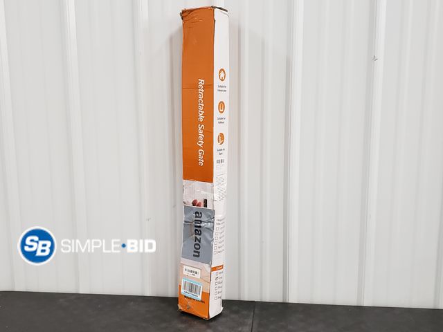 Lot 58-56221 - Retractable Mesh Safety Gate 55" Grey