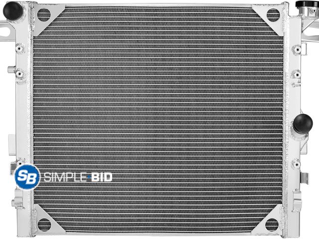 Lot 58-41810 - New BDFHYK 3ROW-44mm CU2957 Aluminum Radiator Compatible with for Jeep Wrangler JK 2018 V6 3.6L,Jeep...