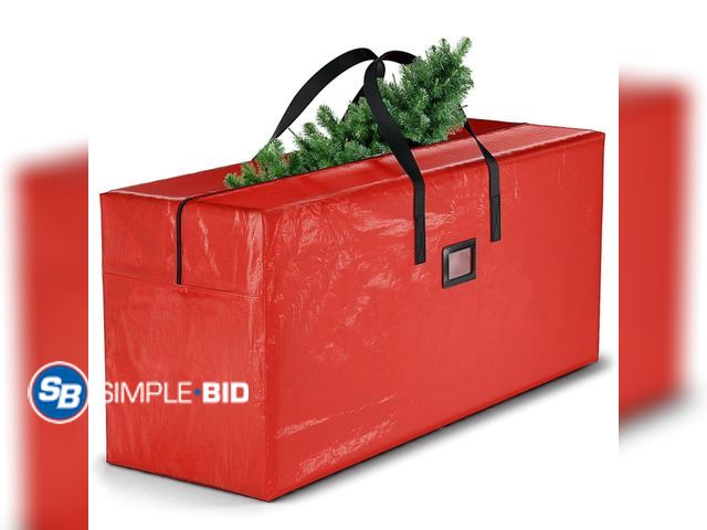 Lot 58-32934 - New funsmile store Christmas Tree Storage Bag Storage Container Fits up to 7.5 ft Disassembled Tree ...