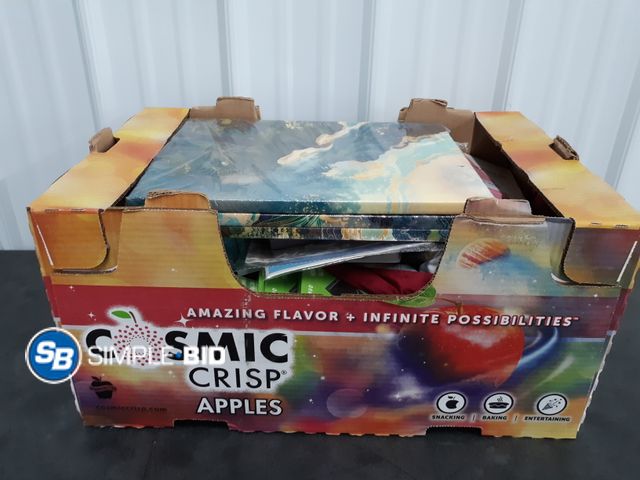 Lot 58-59339 - BOX of Small amazon items and more - variety of items - unused