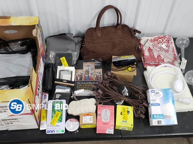 Lot 58-58898 - BOX of small amazon items and more - variety of items - unused