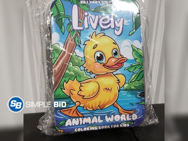 Lot 58-15839 - Lot of (25) Animal World Coloring Books for Kids - Ages 4-8