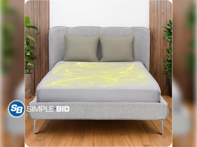 Lot 58-59894 - New Grounding Sheets Queen Size - Grey Earthing Sheets for Natural Sleep Enhancer - 90% Organic Cott...