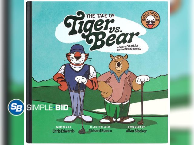 Lot 58-74290 - New "The Tale of Tiger vs. Bear" - Dad's New Favorite Golf Children's Book (Hard cover)