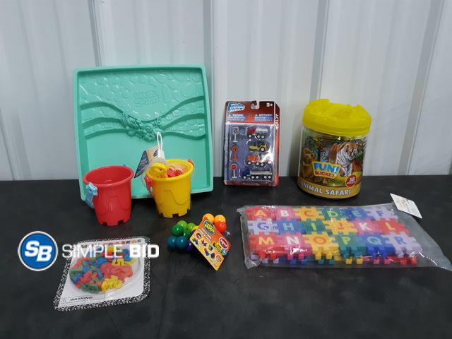 Lot 58-65493 - Lot of various kid's  TOYS - appears unused
