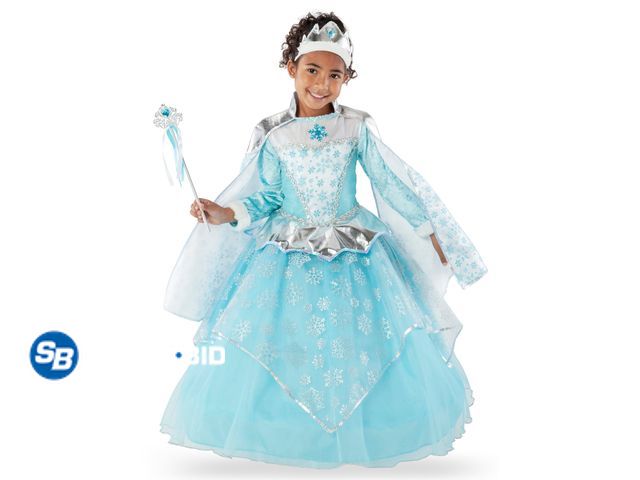 Lot 58-32097 - New NEW Snowflake Princess Halloween Costume - SIZE 3-4 years old