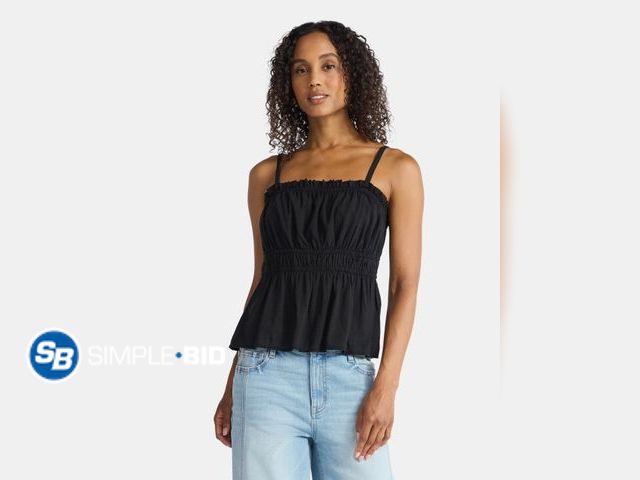Lot 58-69160 - New Time and Tru Women's Tonal Stripe Tank Top, Size XL