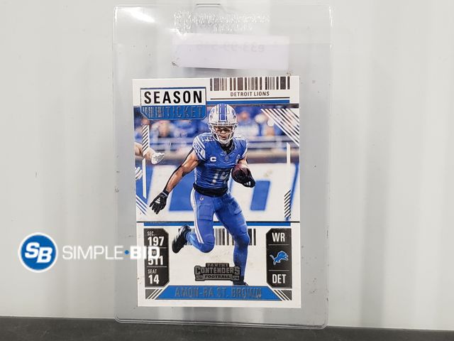 Lot 58-36586 - Collectible Cards Detroit Lions Amon-Ra St Brown Football Card - 2024 Panini