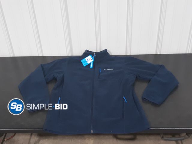 Lot 58-32640 - New Columbia Zippered Fleece - Navy - Size Large