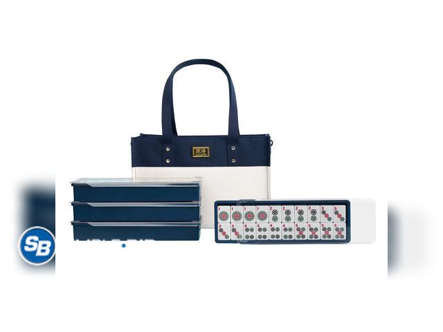 Lot 58-50500 - New Mahjong Tile Set with Storage Tote