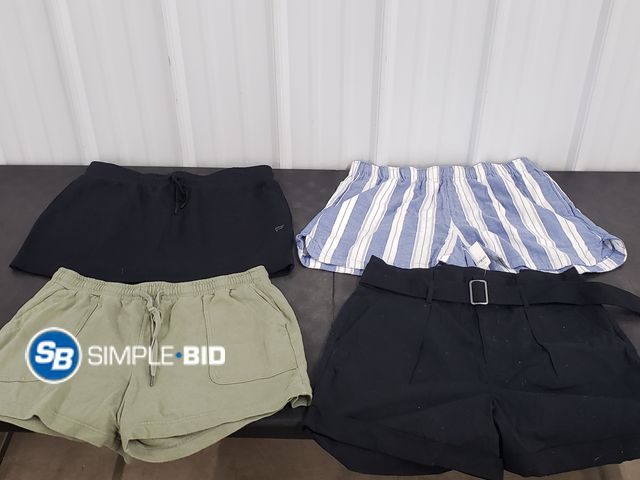 Lot 58-77588 - Lot of (4) Women's Shorts - Size L/ 12