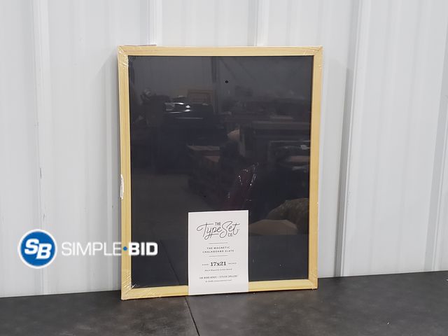 Lot 58-67538 - New The Type Set Co. 17"x21" Magnetic Chalkboard Slate Letter Board