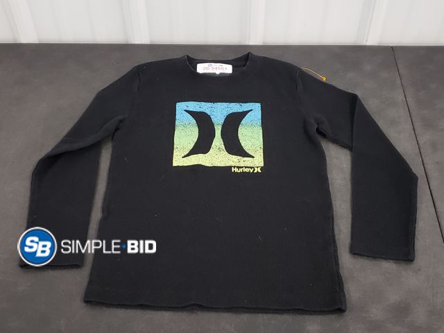 Lot 58-54551 - HUrley Youth Long Sleeve Shirt - Size 7/8 - Light use