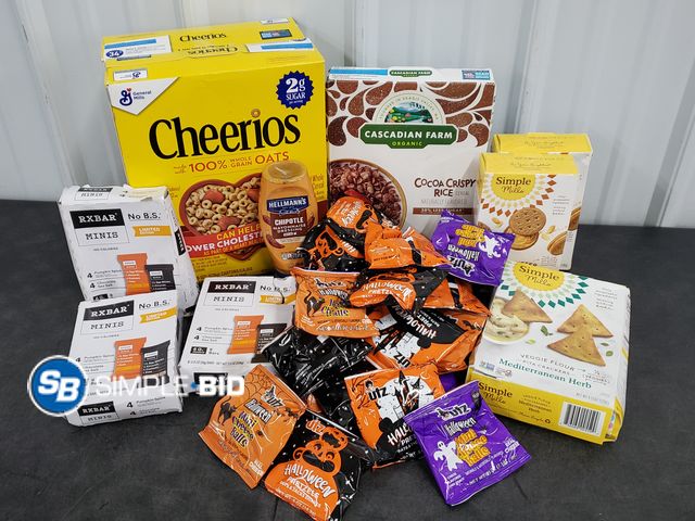 Lot 58-80910 - FOOD LOT! Lot of Various Foods - unopened - expired
