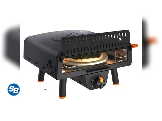 Lot 58-36699 - New BLACKSTONE!  Outdoor Tabletop Propane Pizza Oven with 13” Rotating Pizza Stone
