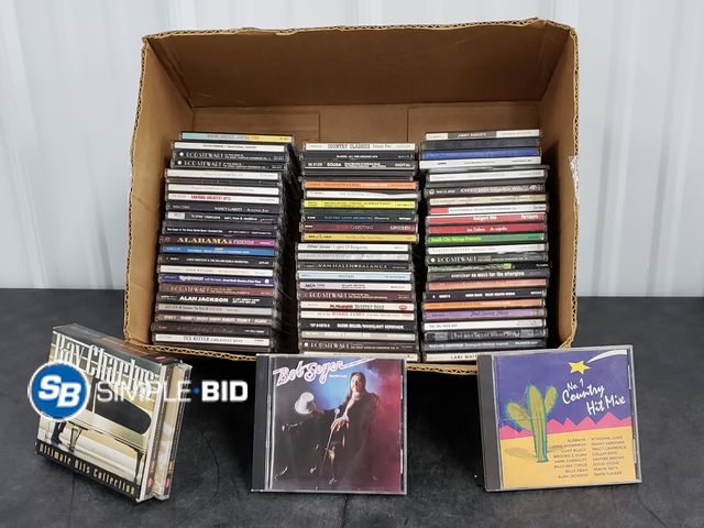 Lot 58-50373 - BOX full of CD's Variety of styles of Genre