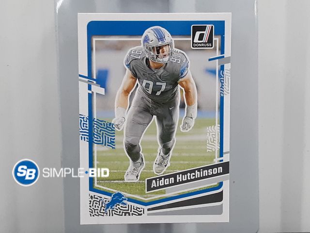 Lot 58-29706 - Collector Cards Detroit Lions Aidan Hutchinson Football Card - Panini 2023