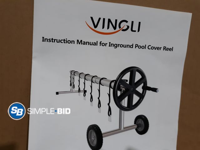 Lot 58-27051 - Vingli  Pool Cover Roller - No Cross Bars