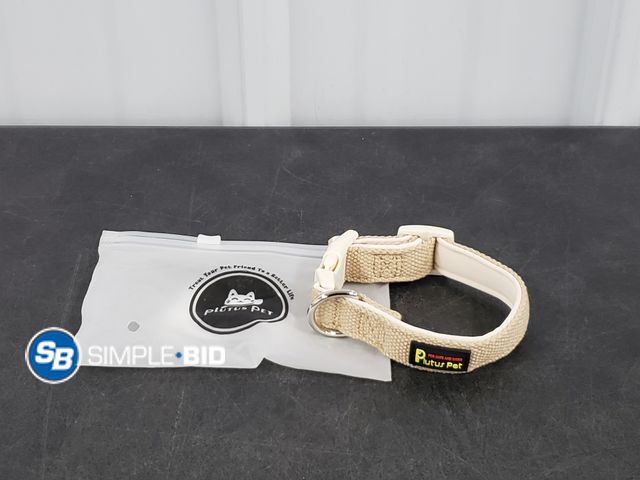 Lot 58-30262 - Pet Dog Collar - Beige XS