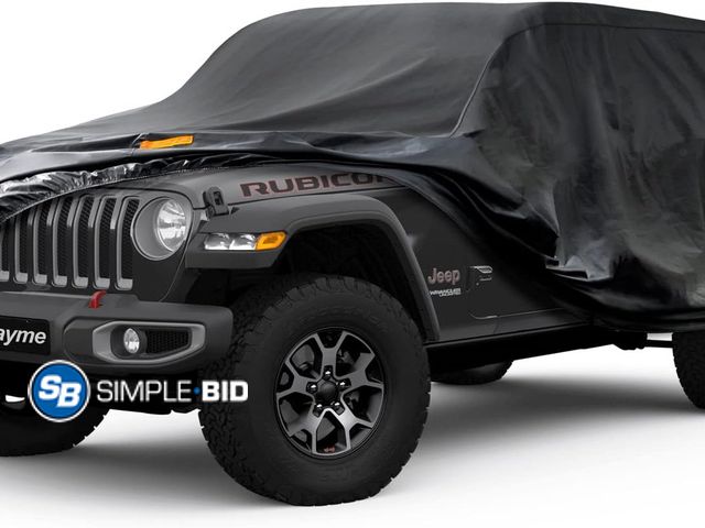 Lot 58-50764 - New 7 Layers Car Cover Custom Fit for Jeep Wrangler 4 Dr/Unlimited 4 Door JK JL, Waterproof All Weat...