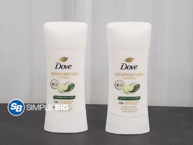 Lot 58-68605 - Lot of (2) New DOVE Deodorant