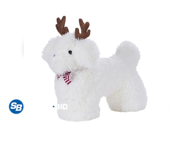 Lot 58-21970 - CHRISTMAS IN JULY! New My Texas House Andy 12" x 17" Christmas Toy Dog Holiday Decorative Pillow