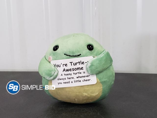 Lot 58-68392 - New super soft plush -- You're Turtle-y AWESOME! -- A teen y turtle is always here, whenever you nee...