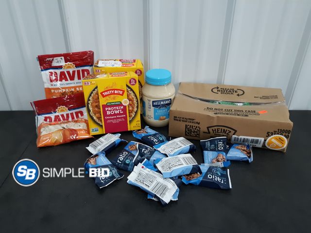 Lot 58-80236 - FOOD! Lot of Various food - unopened - expired
