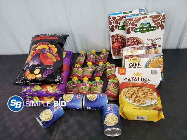 Lot 58-83854 - FOOD LOT! Lot of Various food - unopened - expired